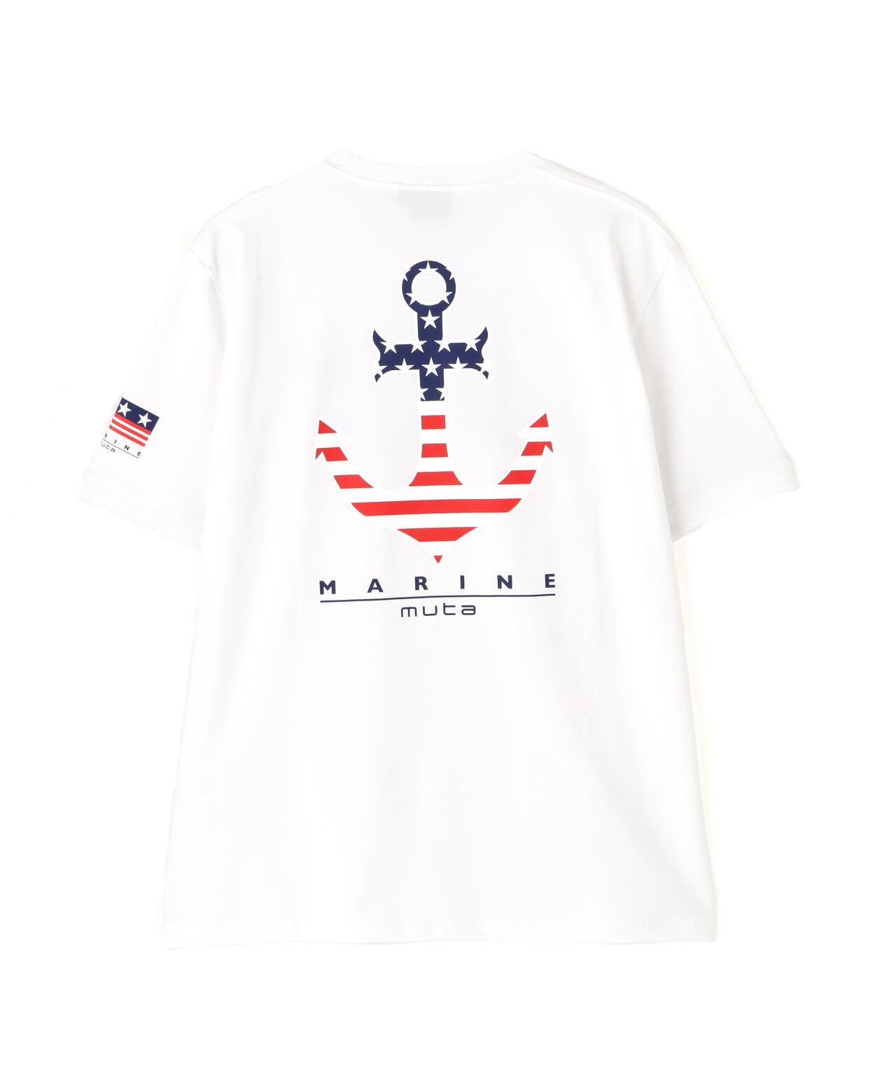muta MARINE ムータ マリン 錨圖案 USA T恤