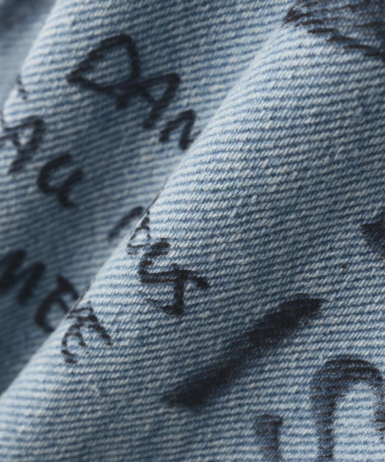 全塗繪牛仔短褲 All painted denim short pants