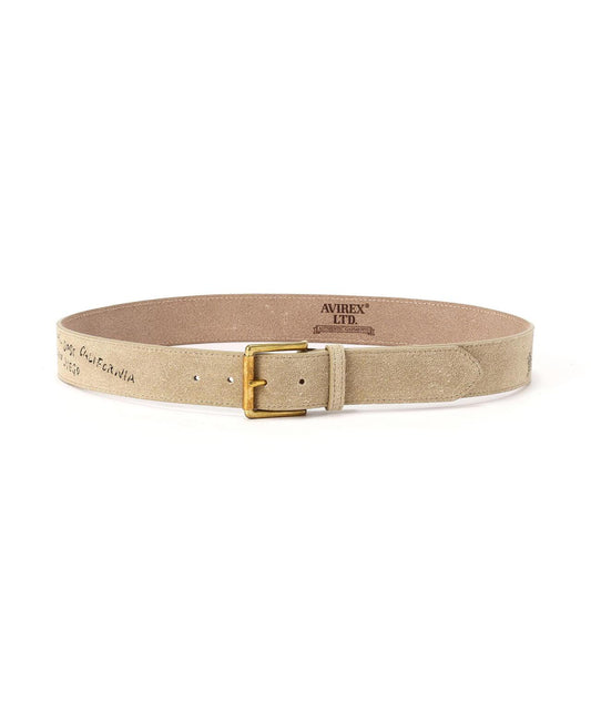 JAPAN MADE SUEDE BELT "USN" 腰帶