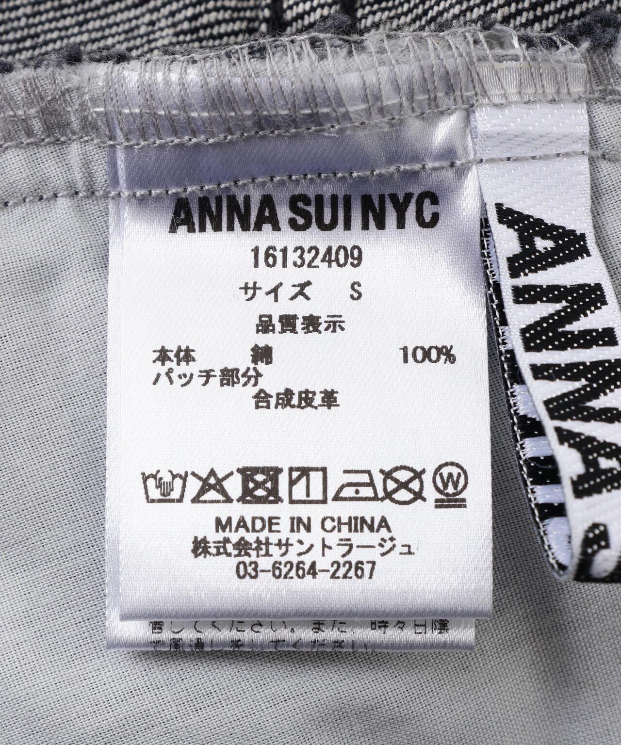 ANNA SUI NYC 牛仔拼接休閒短褲