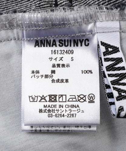 ANNA SUI NYC 牛仔拼接休閒短褲