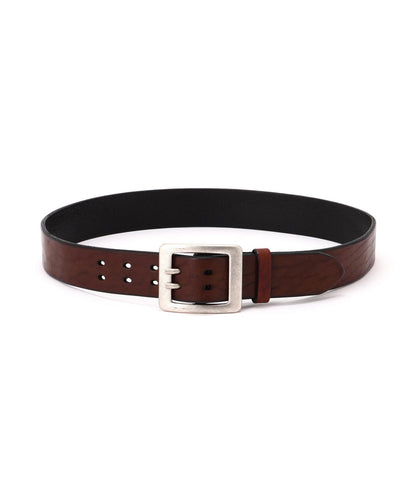 COW LEATHER BELT DOUBLE PIN 皮帶 《直営店限定》