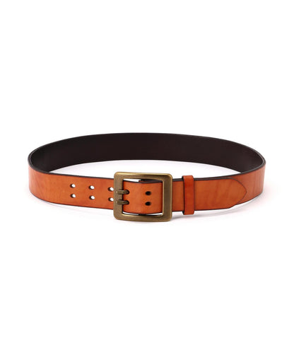 COW LEATHER BELT DOUBLE PIN 皮帶 《直営店限定》