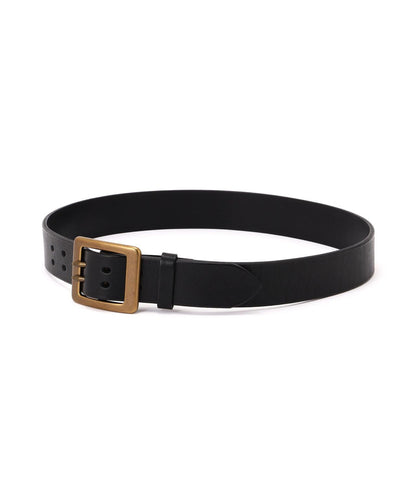 COW LEATHER BELT DOUBLE PIN 皮帶 《直営店限定》