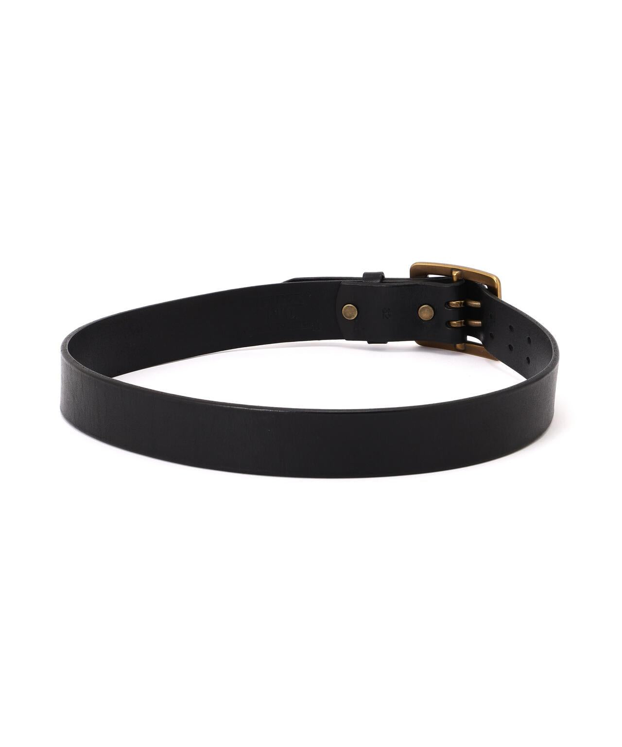COW LEATHER BELT DOUBLE PIN 皮帶 《直営店限定》