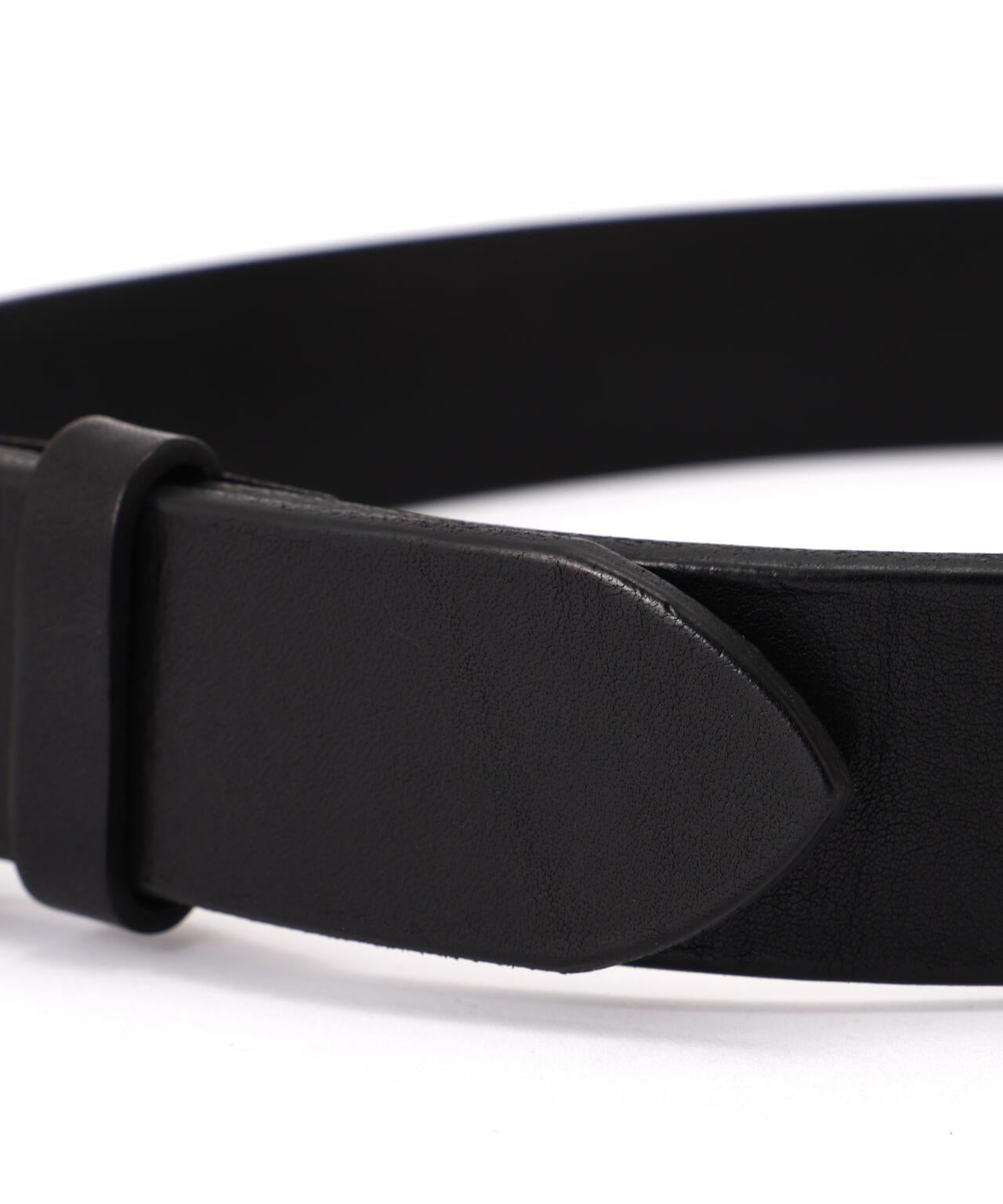 COW LEATHER BELT DOUBLE PIN 皮帶 《直営店限定》