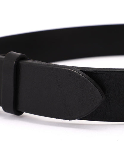 COW LEATHER BELT DOUBLE PIN 皮帶 《直営店限定》