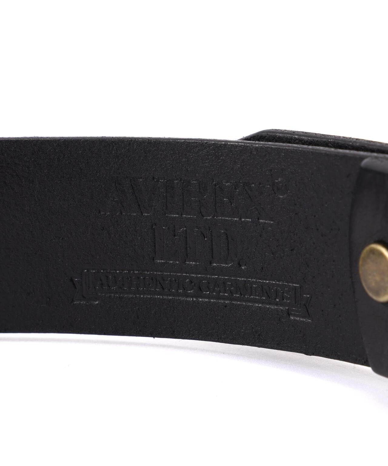 COW LEATHER BELT DOUBLE PIN 皮帶 《直営店限定》