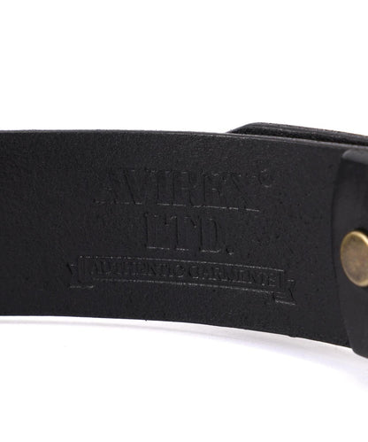 COW LEATHER BELT DOUBLE PIN 皮帶 《直営店限定》