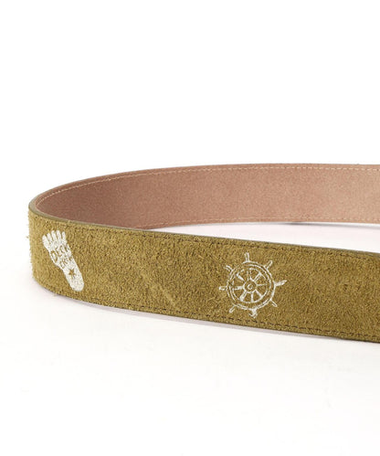 JAPAN MADE SUEDE BELT "USN" 腰帶