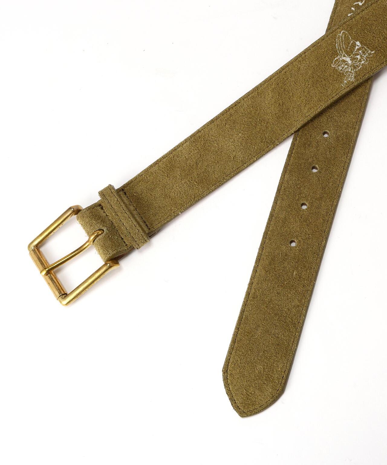 JAPAN MADE SUEDE BELT "USN" 腰帶