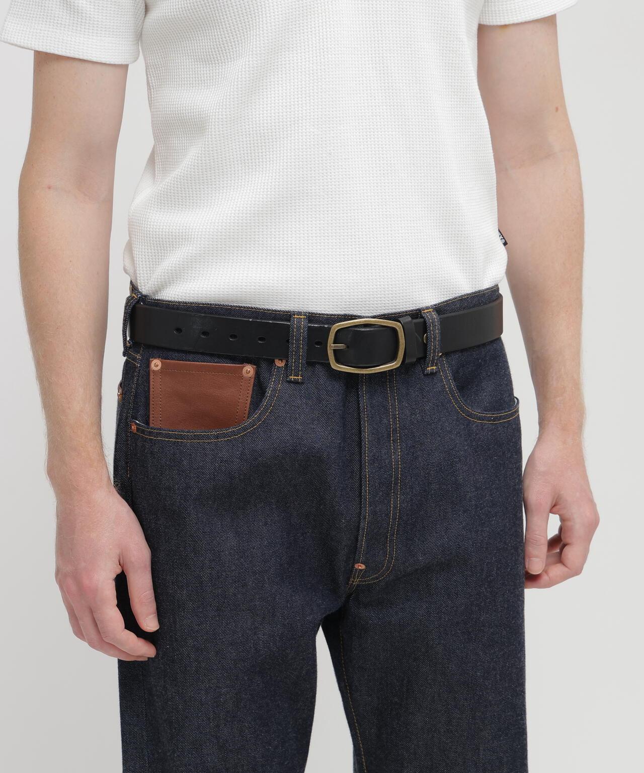 牛皮雙針釦 COW LEATHER BELT DOUBLE PIN 皮帶（直營店限定）