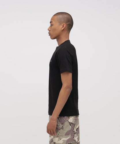 HONEYCOMB WAFFLE HENRY NECK T-SHIRT 上衣