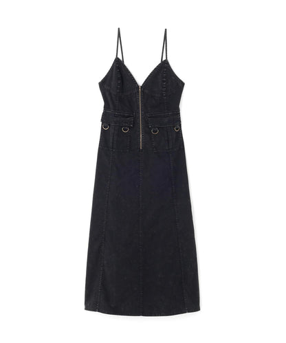 ACID WASH CAMISOLE DRESS 吊帶連衣裙