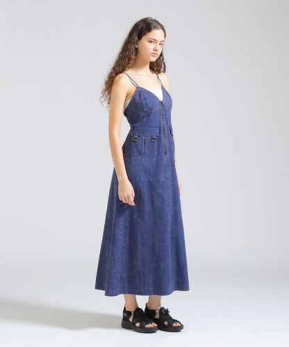ACID WASH CAMISOLE DRESS 吊帶連衣裙