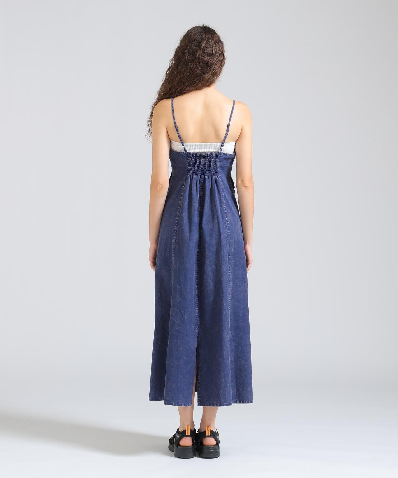 ACID WASH CAMISOLE DRESS 吊帶連衣裙