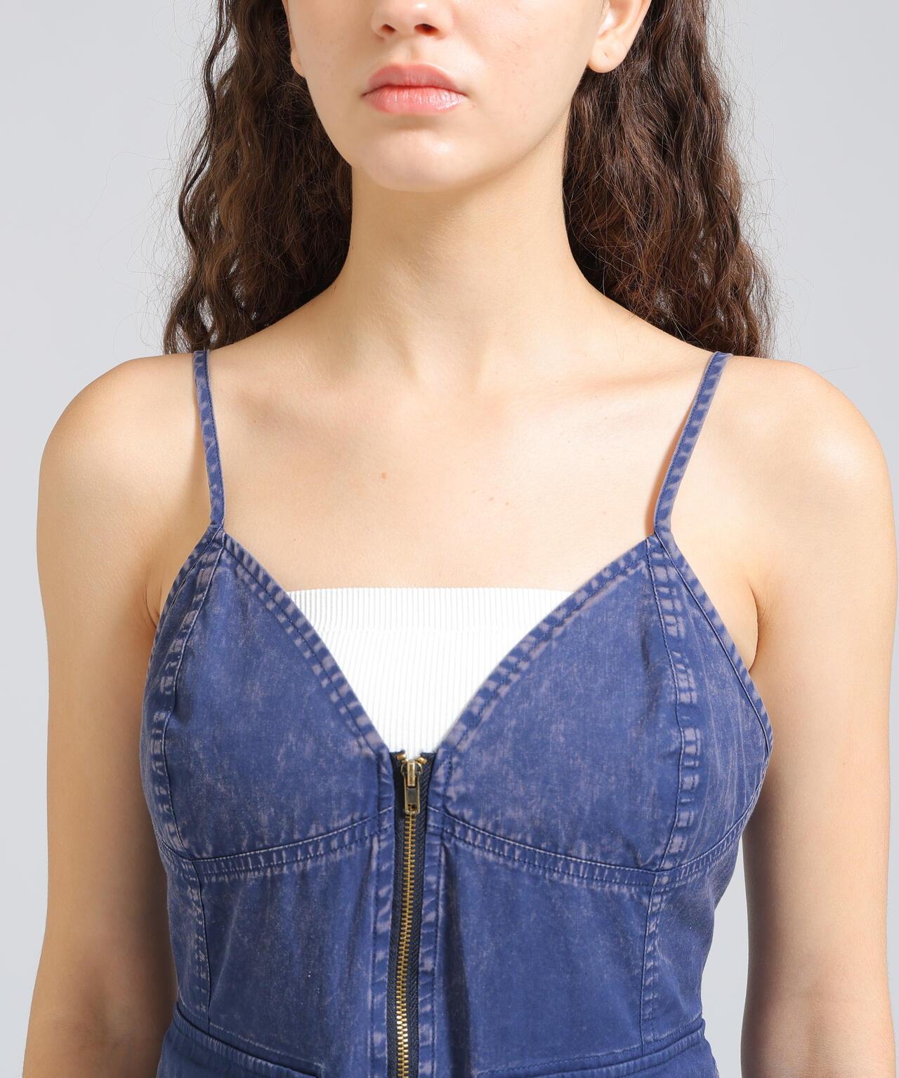 ACID WASH CAMISOLE DRESS 吊帶連衣裙