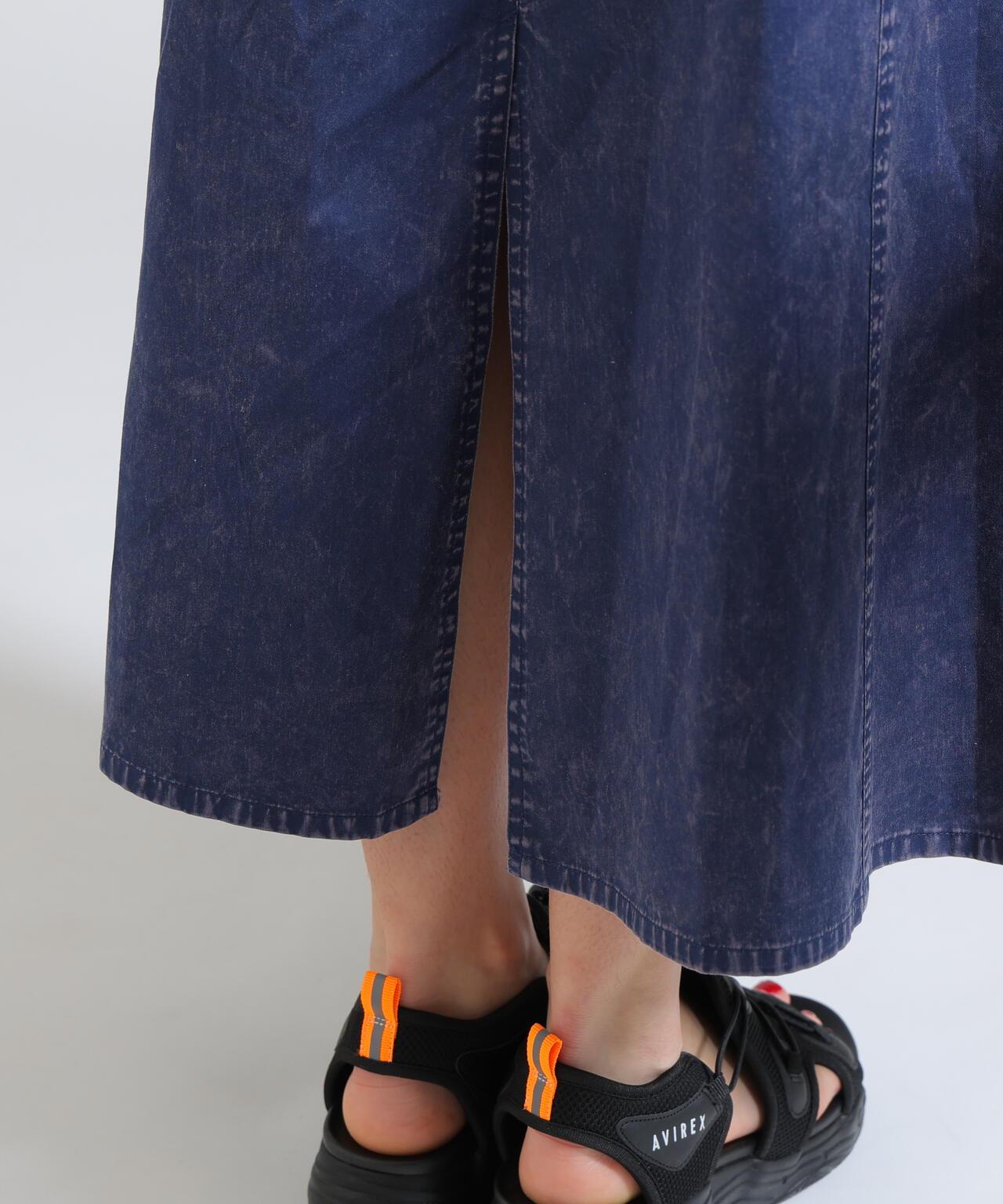 ACID WASH CAMISOLE DRESS 吊帶連衣裙