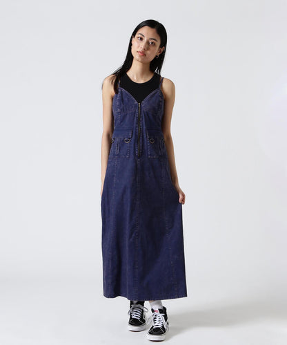 ACID WASH CAMISOLE DRESS 吊帶連衣裙