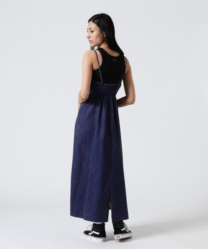 ACID WASH CAMISOLE DRESS 吊帶連衣裙