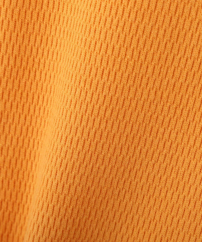 HONEYCOMB WAFFLE HENRY NECK T-SHIRT 上衣