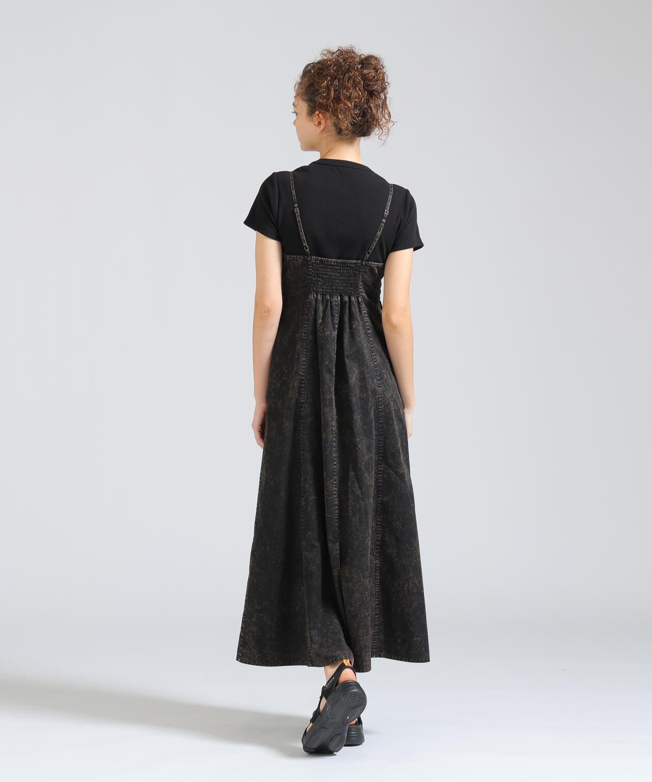 ACID WASH CAMISOLE DRESS 吊帶連衣裙