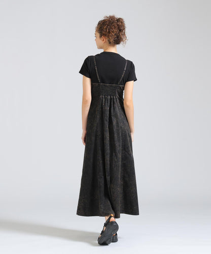 ACID WASH CAMISOLE DRESS 吊帶連衣裙