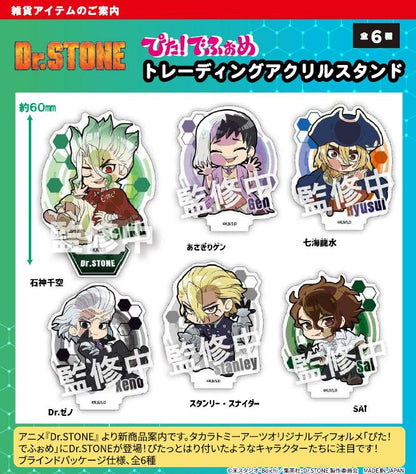 《Dr.STONE 石紀元》（石紀元） 貼貼Q版系列 盒裝6入 亞克力立牌套裝
