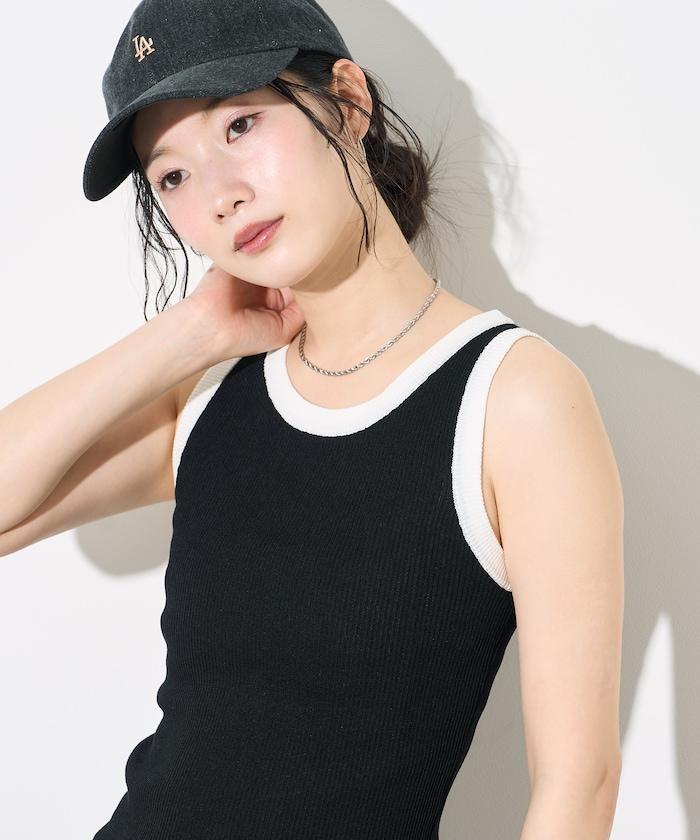 配色設計 夏季針織 背心