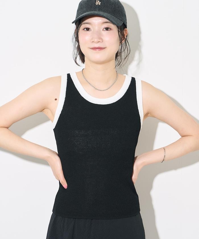 配色設計 夏季針織 背心