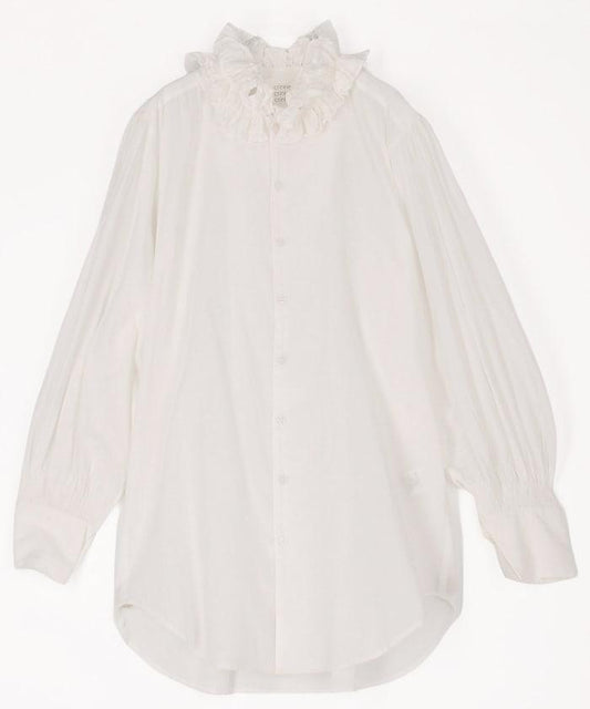 cotton frill coller shirts 襯衫