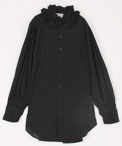 cotton frill coller shirts 襯衫