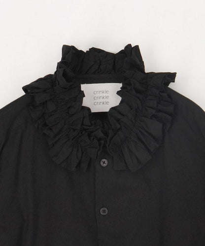 cotton frill coller shirts 襯衫