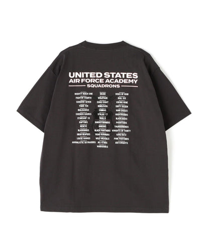 刺繡設計 短袖T恤 USAFA SQUADRONS EMBROIDERY T-SHIRT AVIREX