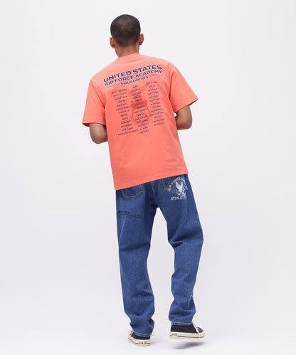 刺繡設計 短袖T恤 USAFA SQUADRONS EMBROIDERY T-SHIRT AVIREX