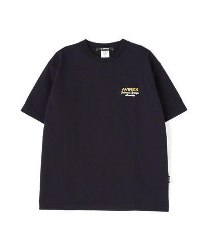 刺繡設計 短袖T恤 USAFA SQUADRONS EMBROIDERY T-SHIRT AVIREX