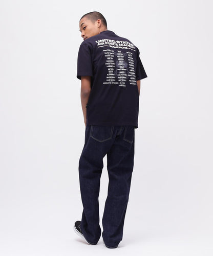 刺繡設計 短袖T恤 USAFA SQUADRONS EMBROIDERY T-SHIRT AVIREX