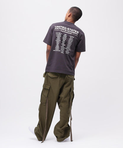 刺繡設計 短袖T恤 USAFA SQUADRONS EMBROIDERY T-SHIRT AVIREX