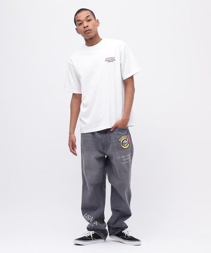 刺繡設計 短袖T恤 USAFA SQUADRONS EMBROIDERY T-SHIRT AVIREX