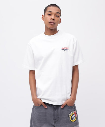刺繡設計 短袖T恤 USAFA SQUADRONS EMBROIDERY T-SHIRT AVIREX