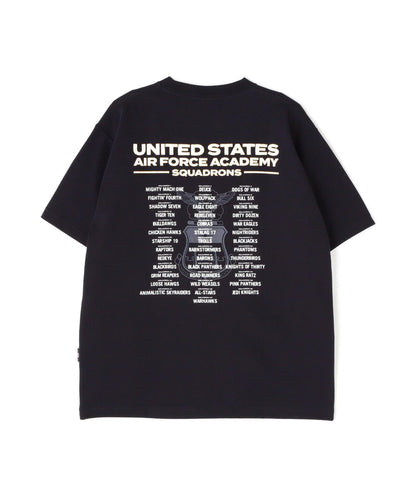 刺繡設計 短袖T恤 USAFA SQUADRONS EMBROIDERY T-SHIRT AVIREX