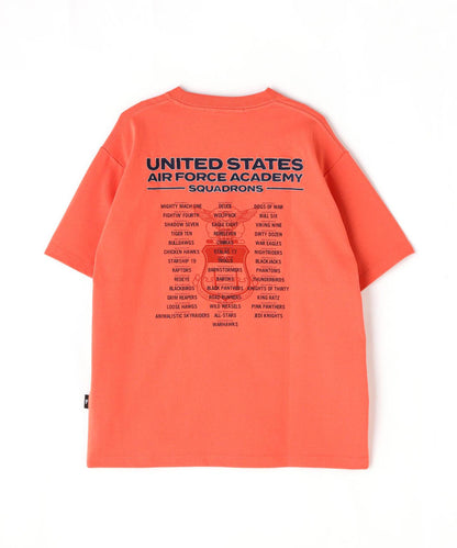 刺繡設計 短袖T恤 USAFA SQUADRONS EMBROIDERY T-SHIRT AVIREX