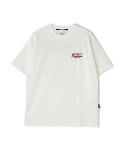 刺繡設計 短袖T恤 USAFA SQUADRONS EMBROIDERY T-SHIRT AVIREX