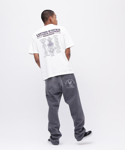 刺繡設計 短袖T恤 USAFA SQUADRONS EMBROIDERY T-SHIRT AVIREX