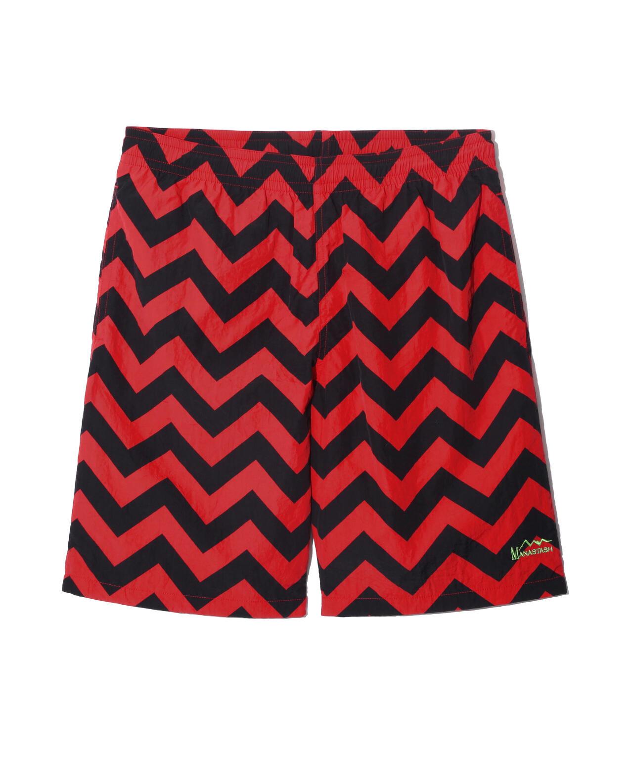 MANASTASH ZG COLOR SHORTS 之字拼色休閒短褲