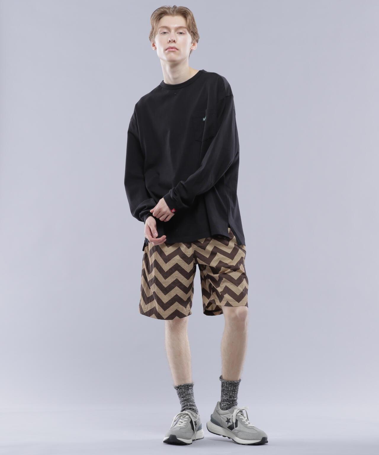 MANASTASH ZG COLOR SHORTS 之字拼色休閒短褲