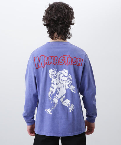 MANASTASH マナスタッシュ PUMICE L/S TEE BIG FOOT 長袖T恤