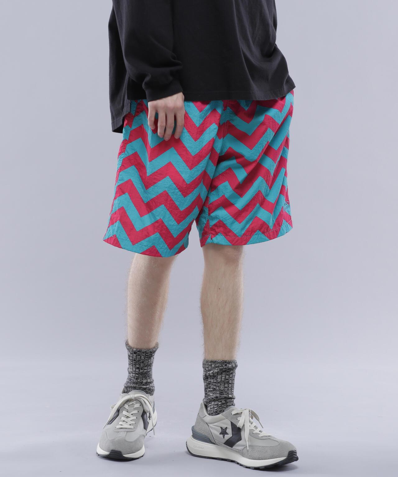 MANASTASH ZG COLOR SHORTS 之字拼色休閒短褲