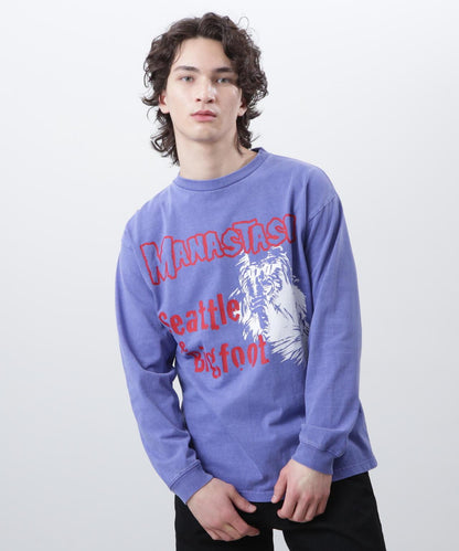 MANASTASH マナスタッシュ PUMICE L/S TEE BIG FOOT 長袖T恤