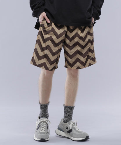 MANASTASH ZG COLOR SHORTS 之字拼色休閒短褲